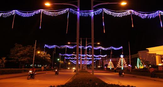 【業(yè)務(wù)發(fā)展】我司LED照明產(chǎn)品點亮柬埔寨star vegas